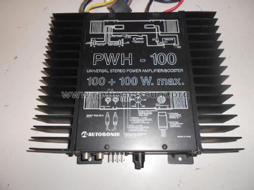 Universal Stereo Power Amplifier/Booster PWH-100; Autosonik, (ID = 2393975) Ampl/Mixer