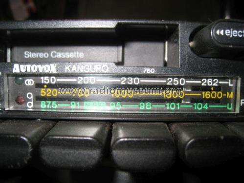 Kanguro 760; Autovox SPA; Roma (ID = 1801126) Car Radio