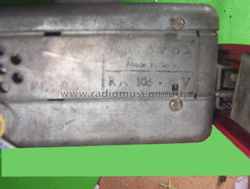 RA-106; Autovox SPA; Roma (ID = 1749963) Car Radio