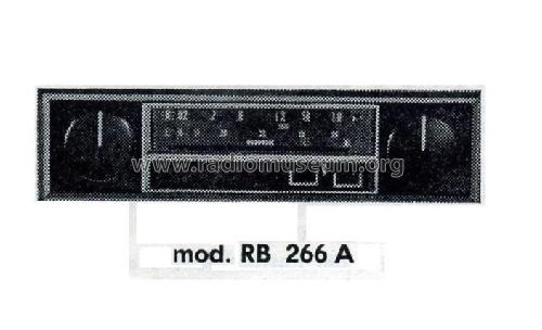 RB266A; Autovox SPA; Roma (ID = 963316) Car Radio
