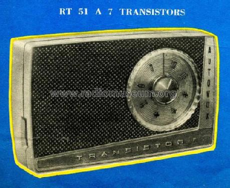 Transistor 7 RT51; Autovox SPA; Roma (ID = 306351) Radio
