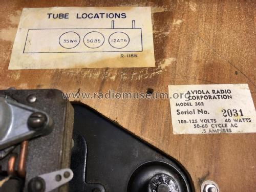 302 ; Aviola Radio Corp. (ID = 2654665) Enrég.-R