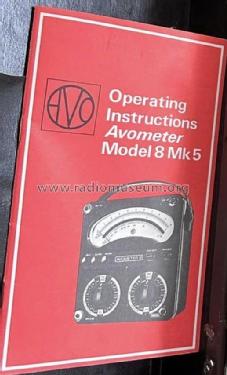 AvoMeter 8 Mk.v ; AVO Ltd.; London (ID = 3013088) Equipment