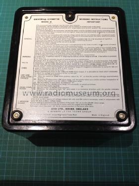 Universal AvoMeter Model 40; AVO Ltd.; London (ID = 1579216) Equipment