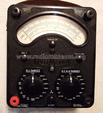 Universal AvoMeter 8 Mk.iii ; AVO Ltd.; London (ID = 1291163) Ausrüstung