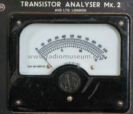 Transistor Analyser Mk 2; AVO Ltd.; London (ID = 532608) Equipment