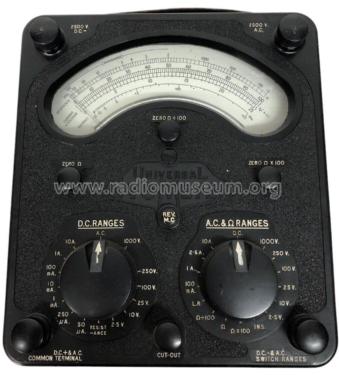 Universal AvoMeter 8 Mk.1; Avo Brand, Automatic (ID = 2803895) Equipment
