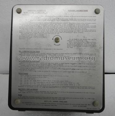 Universal AvoMeter 8 Mk.iv ; AVO Ltd.; London (ID = 1006763) Equipment
