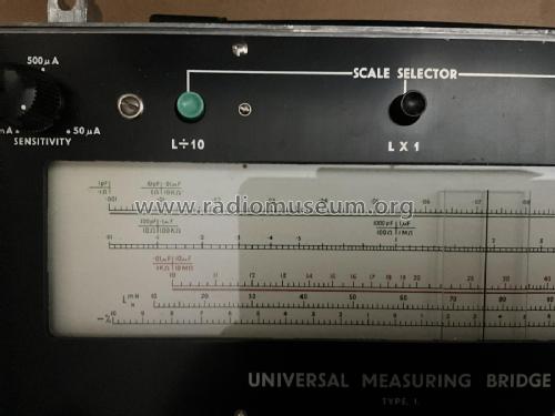 Universal Measuring Bridge Type 1 ; AVO Ltd.; London (ID = 3007249) Equipment