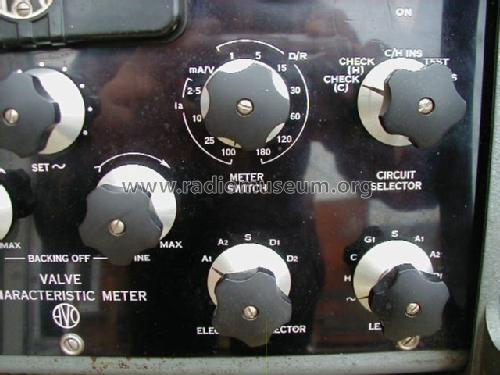 Valve Characteristic Meter Mk-III ; AVO Ltd.; London (ID = 854734) Equipment