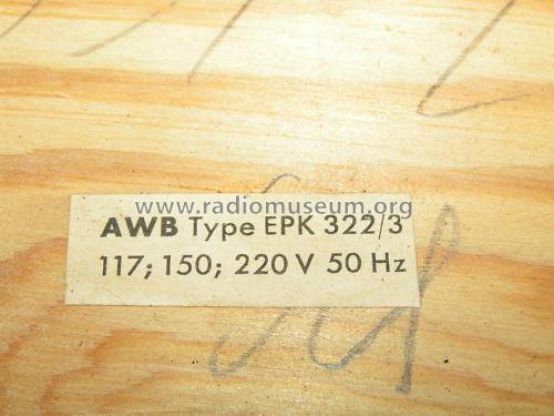 EPK-322/3; AWB, Apparatewerk (ID = 921610) R-Player