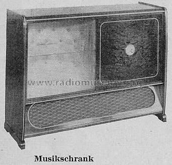 Musikschrank ; AWB, Apparatewerk (ID = 220456) Radio