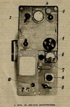 Tornisterfunkgerät R-109D {Р-109Д}; B-8865 V8865 post (ID = 568517) Mil TRX