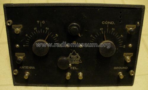 1-Tube Receiver ; B & C Radio (ID = 1966396) Radio