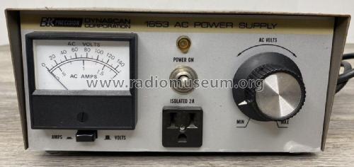 AC Power Supply 1653; B&K Precision, (ID = 2881192) Power-S