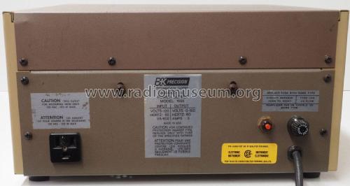 B+K Variable AC Power Supply 1655; B&K Precision, (ID = 2880833) Equipment