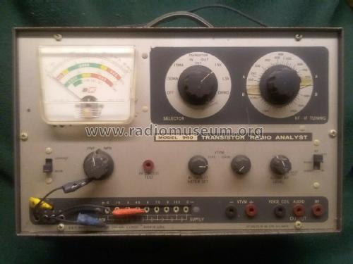 Transistor Radio Analyst 960; B&K Precision, (ID = 2578569) Equipment