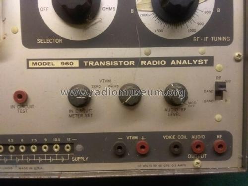 Transistor Radio Analyst 960; B&K Precision, (ID = 2578572) Equipment