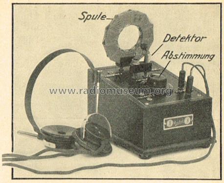 Detektor-Apparat 1001; Baduf, Badische (ID = 1966731) Cristallo