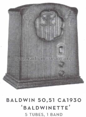 Baldwinette 51; Baldwin Inc. / (ID = 1554218) Radio