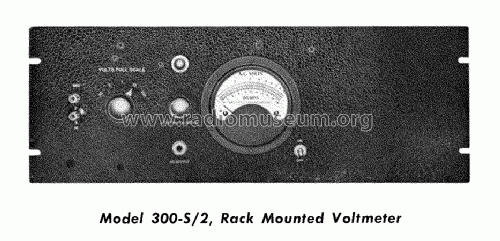 Rack Mounted Voltmeter 300- S/2; Ballantine (ID = 629760) Equipment