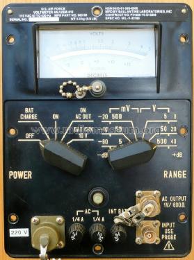 Voltmeter AN/USM-413; Ballantine (ID = 812774) Ausrüstung