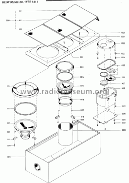 Beovox MS 150 6411; Bang & Olufsen B&O; (ID = 1134355) Lautspr.-K