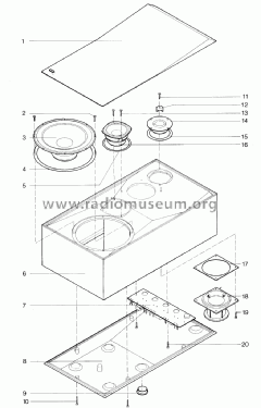 Beovox S 60 6303; Bang & Olufsen B&O; (ID = 1134250) Lautspr.-K