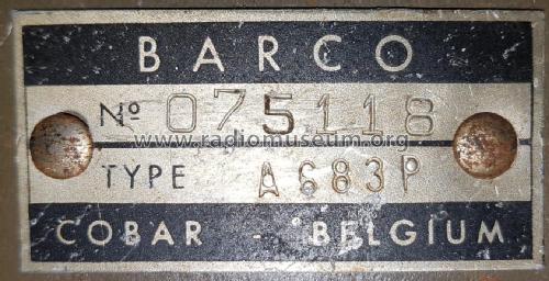 Rubis A683P; Barco, Belgian (ID = 2558662) Radio