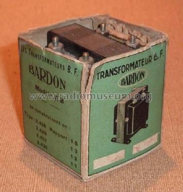 Transformateurs B.F. - Modèle RB 2.428 - 2.429 - 2.437 - 2.430; Bardon, Louis LB, L. (ID = 1792445) Radio part