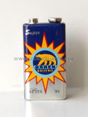 Super Bären Batterie 9V 6F22S; Bären Batterie GmbH; (ID = 2295302) Strom-V
