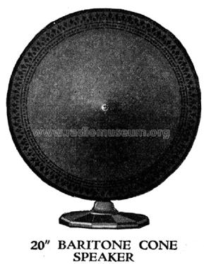 Baritone Cone Speaker ; Baritone (ID = 1795572) Speaker-P