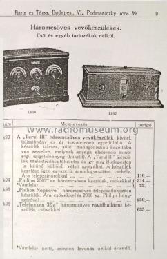 Turul III ; Barta es Tarsa BAPO; (ID = 1596468) Radio