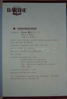 36; Barthe Radio, Barthe (ID = 1685092) Radio