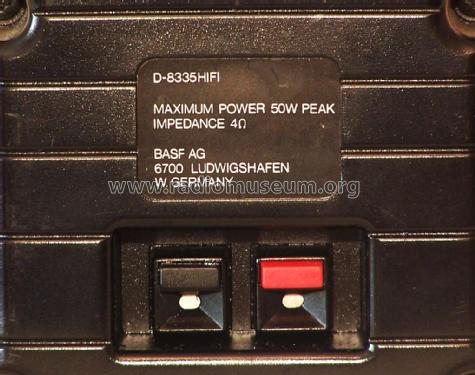 8335 HiFi; BASF, Badische (ID = 2571216) Speaker-P