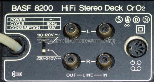HiFi-Stereo-Deck 8200; BASF, Badische (ID = 1985310) R-Player