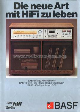 Stereo Cassette Deck D-6135 HiFi; BASF, Badische (ID = 2812494) R-Player