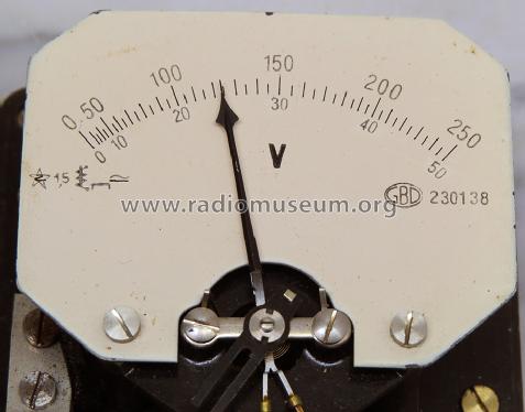 Voltmeter ; GBD, Gebr. Bässler; (ID = 1706486) Equipment