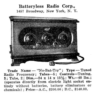 No-Bat-Try ; Batteryless Radio (ID = 1954449) Radio