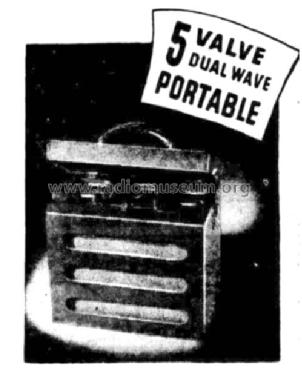 5-Valve Dual Wave Portable ; Batyphone, C.S. Baty (ID = 1693481) Radio