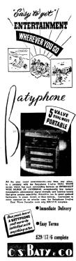 5-Valve Dual Wave Portable ; Batyphone, C.S. Baty (ID = 1693482) Radio