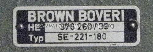 Funkstation SE-221; BBC - Brown Boveri; (ID = 2153435) Commercial TRX