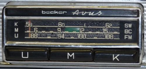 Avus UMK; Becker, Max Egon, (ID = 944242) Car Radio