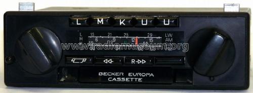 Europa Cassette Stereo 583; Becker, Max Egon, (ID = 945180) Car Radio