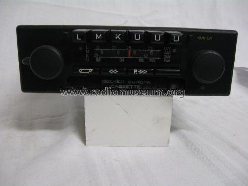 Europa Cassette electronic Kurier 735; Becker, Max Egon, (ID = 2632281) Car Radio