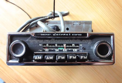 Europa II Stereo AM-FM ; Becker, Max Egon, (ID = 1875589) Car Radio