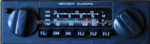 Europa 463 Serie P; Becker, Max Egon, (ID = 891545) Car Radio