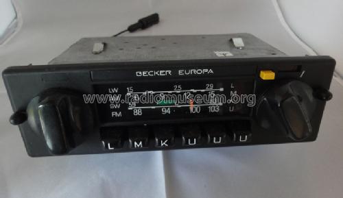 Europa LMKU 210; Becker, Max Egon, (ID = 1597206) Car Radio