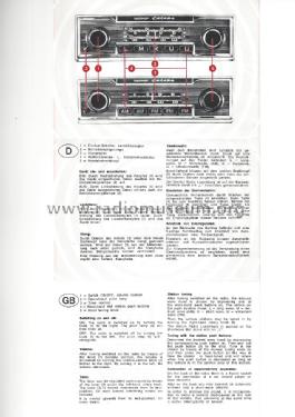 Europa LMKU Serie K ab 520001; Becker, Max Egon, (ID = 2171437) Car Radio