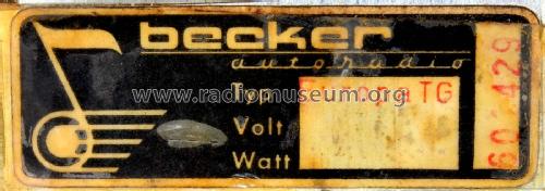 Europa TG; Becker, Max Egon, (ID = 2401579) Car Radio